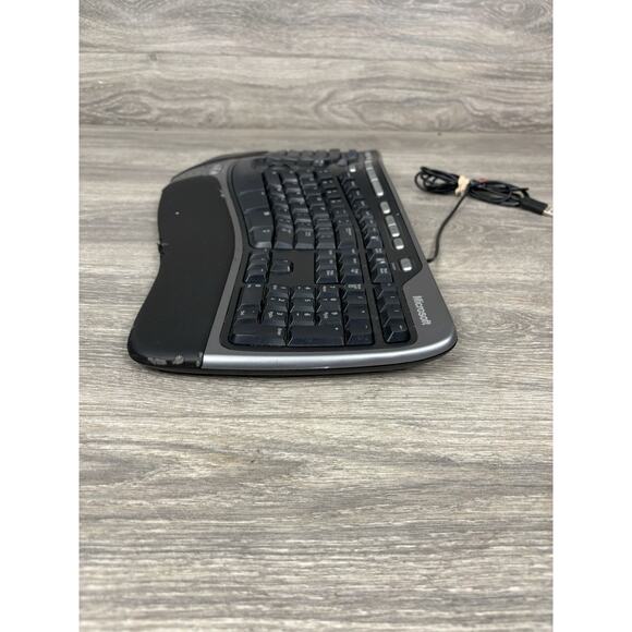 Microsoft Natural Ergonomic 4000 (B2M-00012) Wired Keyboard - Picture 3 of 7